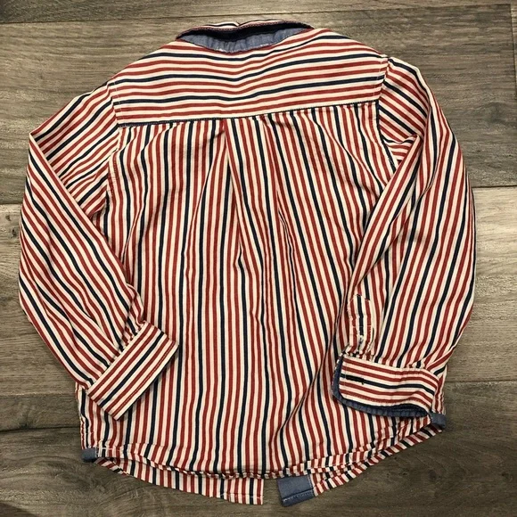 JACADI Paris long sleeve button down shirt Size 2 - Picture 5 of 9